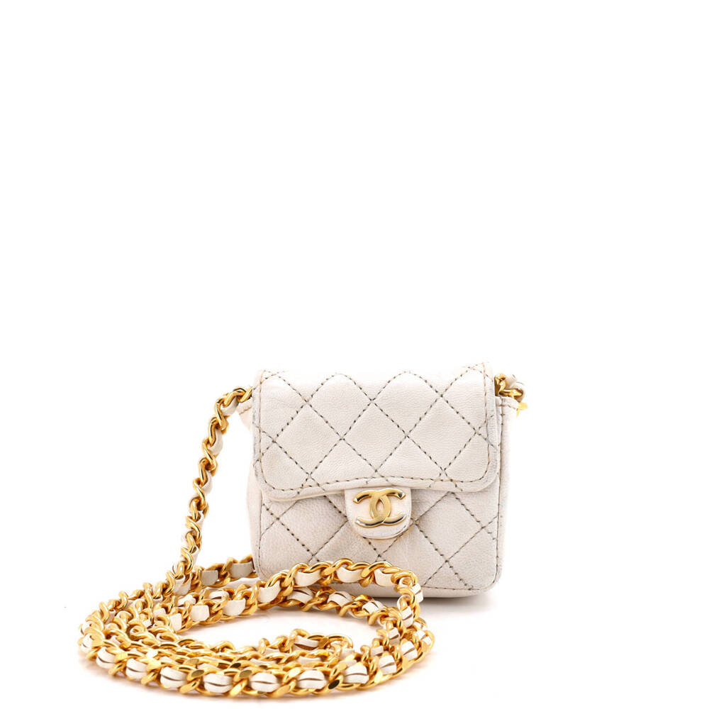 Chanel Micro Vintage Square CC Flap Bag